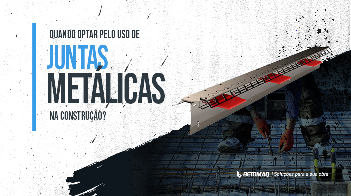 Perfil metálico estrutural instalado sobre laje de concreto, com armadura aparente e trabalhadores executando a montagem da estrutura.