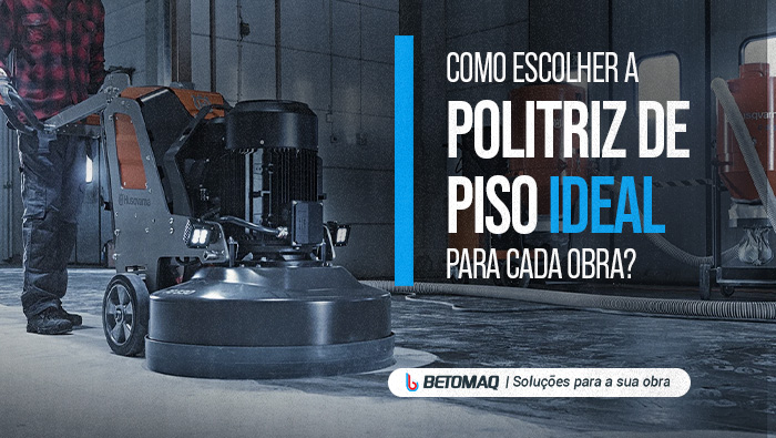 Arte sobre como escolher a politriz de piso ideal